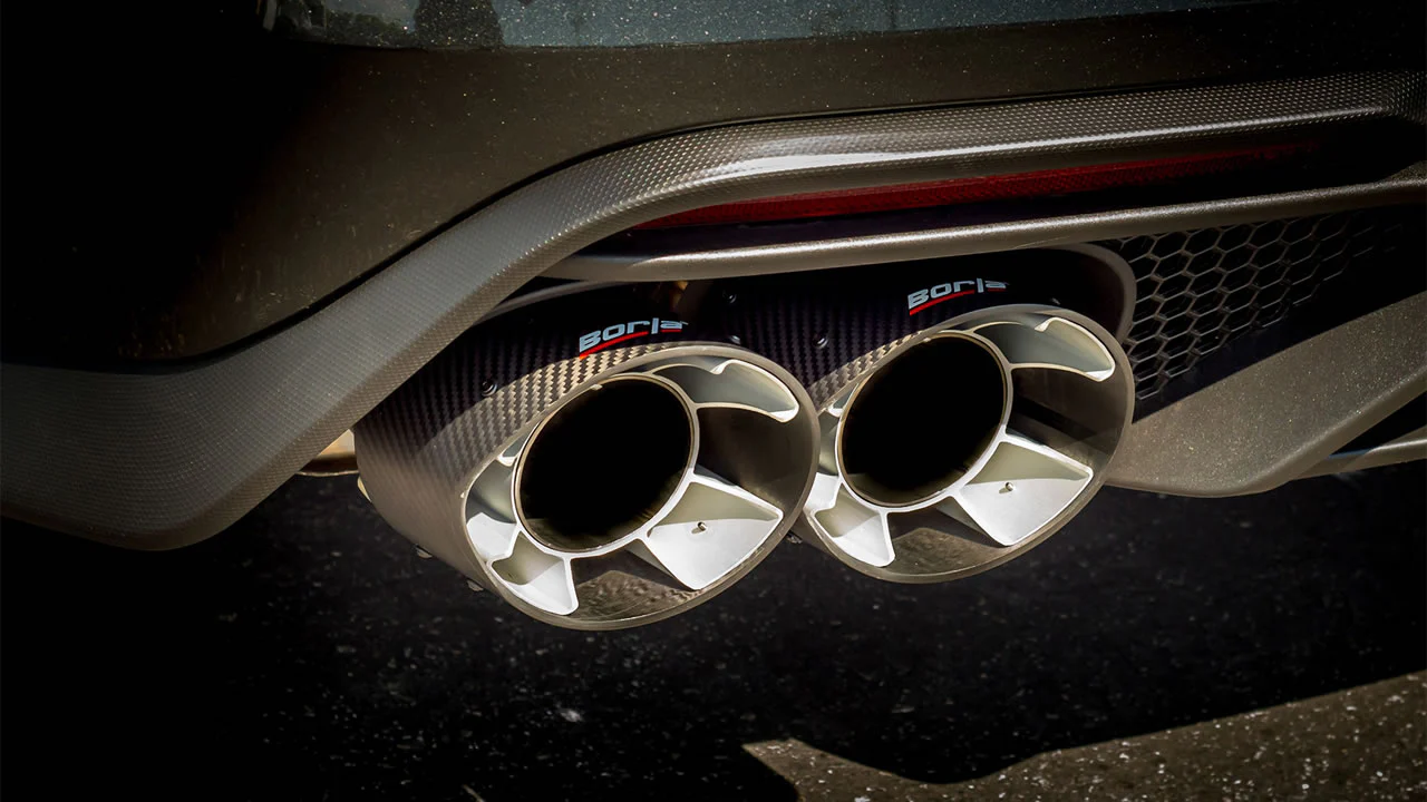 ATAK Cat-Back Exhaust (Carbon Tips) for Mustang Shelby GT500 / Mach 1 2020-23 | #140837CF | Borla - Image 2