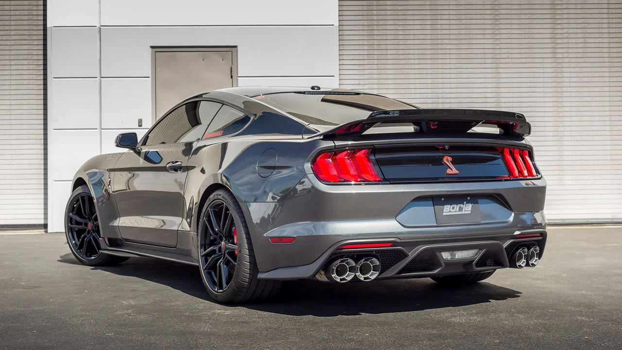 ATAK Cat-Back Exhaust (Carbon Tips) for Mustang Shelby GT500 / Mach 1 2020-23 | #140837CF | Borla - Image 3