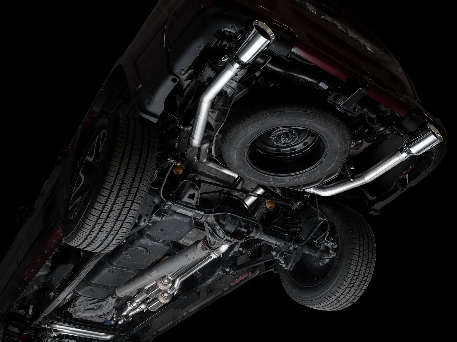 0FG True Dual Cat-Back (Chrome Silver Tips) for RAM 1500 3.0TT 2025+ | #3015-32530 | AWE Tuning - Image 10