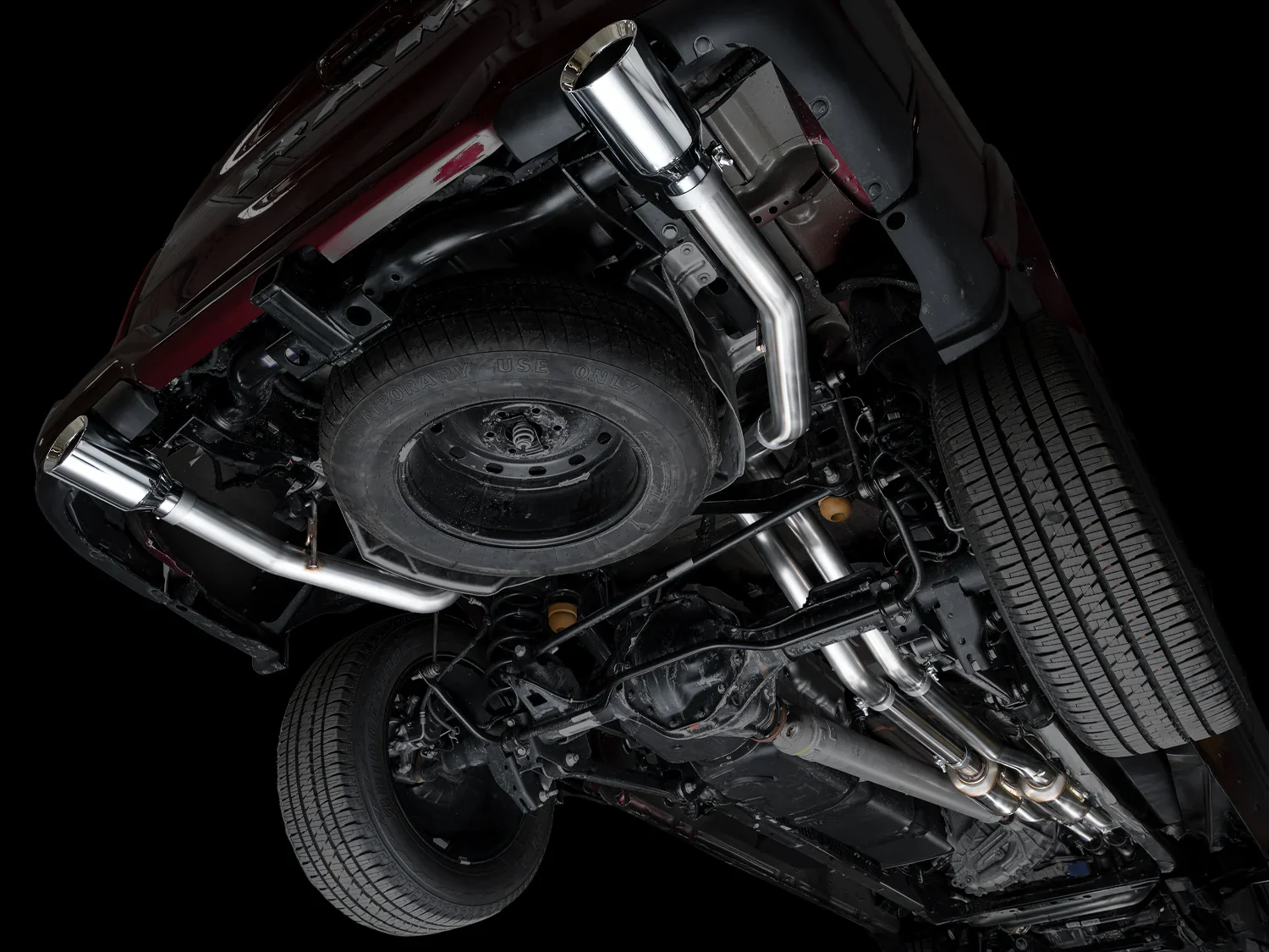 0FG True Dual Cat-Back (Chrome Silver Tips) for RAM 1500 3.0TT 2025+ | #3015-32530 | AWE Tuning - Image 11