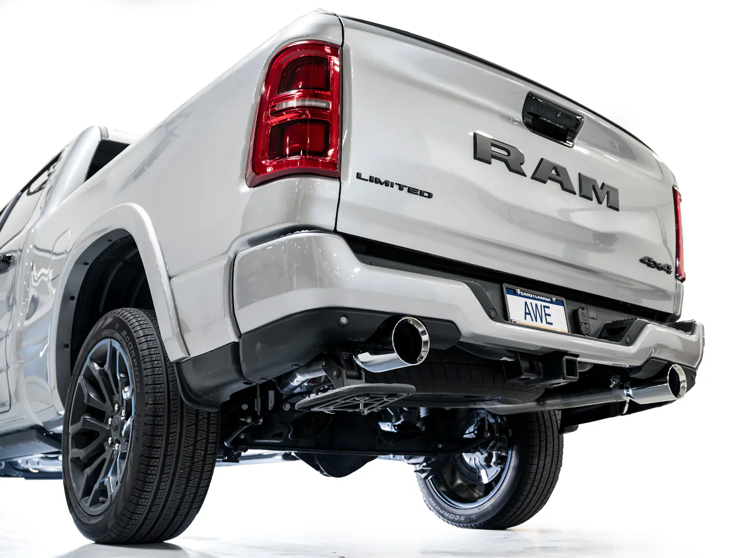 0FG True Dual Cat-Back (Chrome Silver Tips) for RAM 1500 3.0TT 2025+ | #3015-32530 | AWE Tuning - Image 13