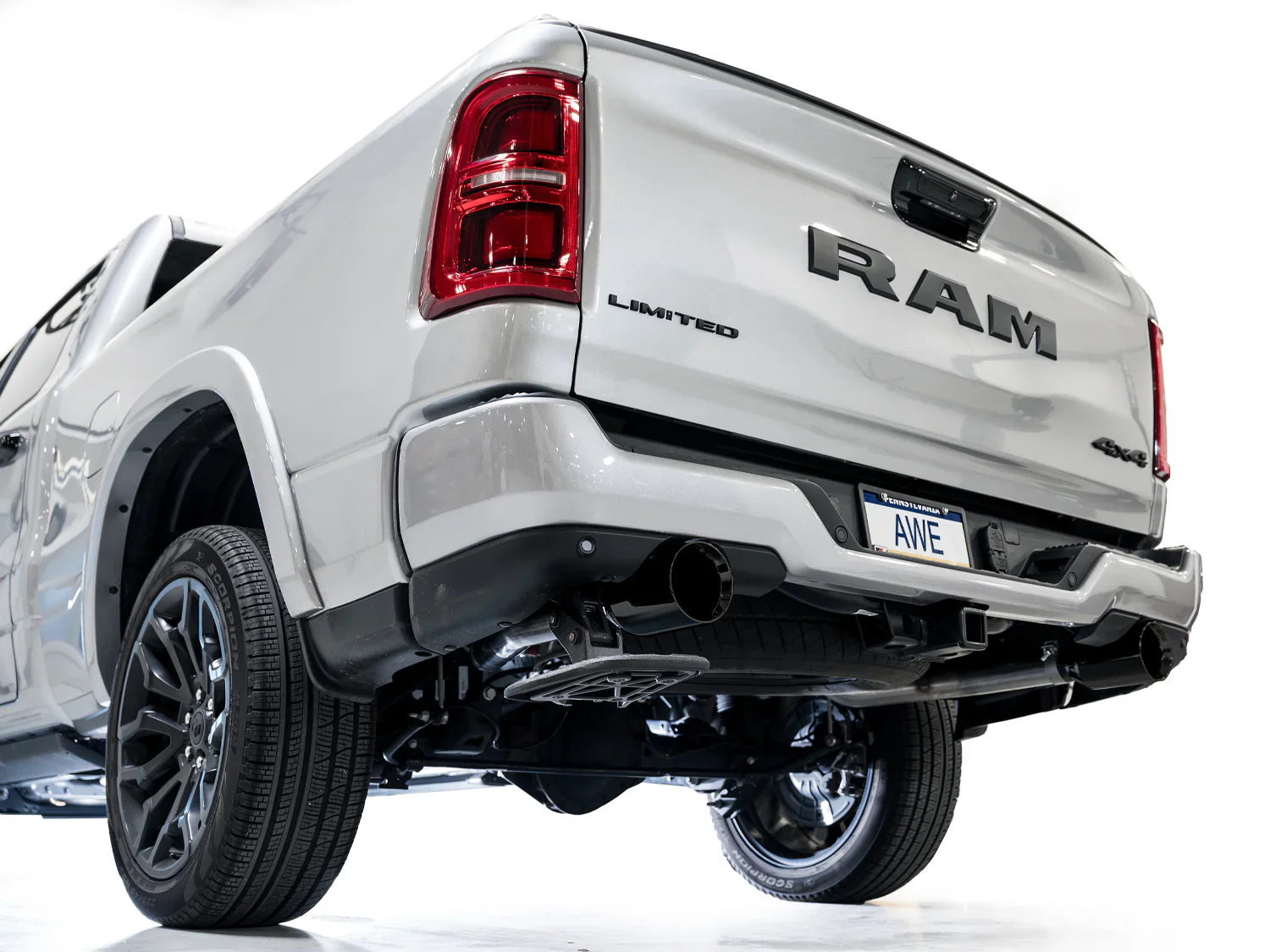 0FG True Dual Cat-Back (Diamond Black Tips) for RAM 1500 3.0TT 2025+ | #3015-33530 | AWE Tuning - Image 13