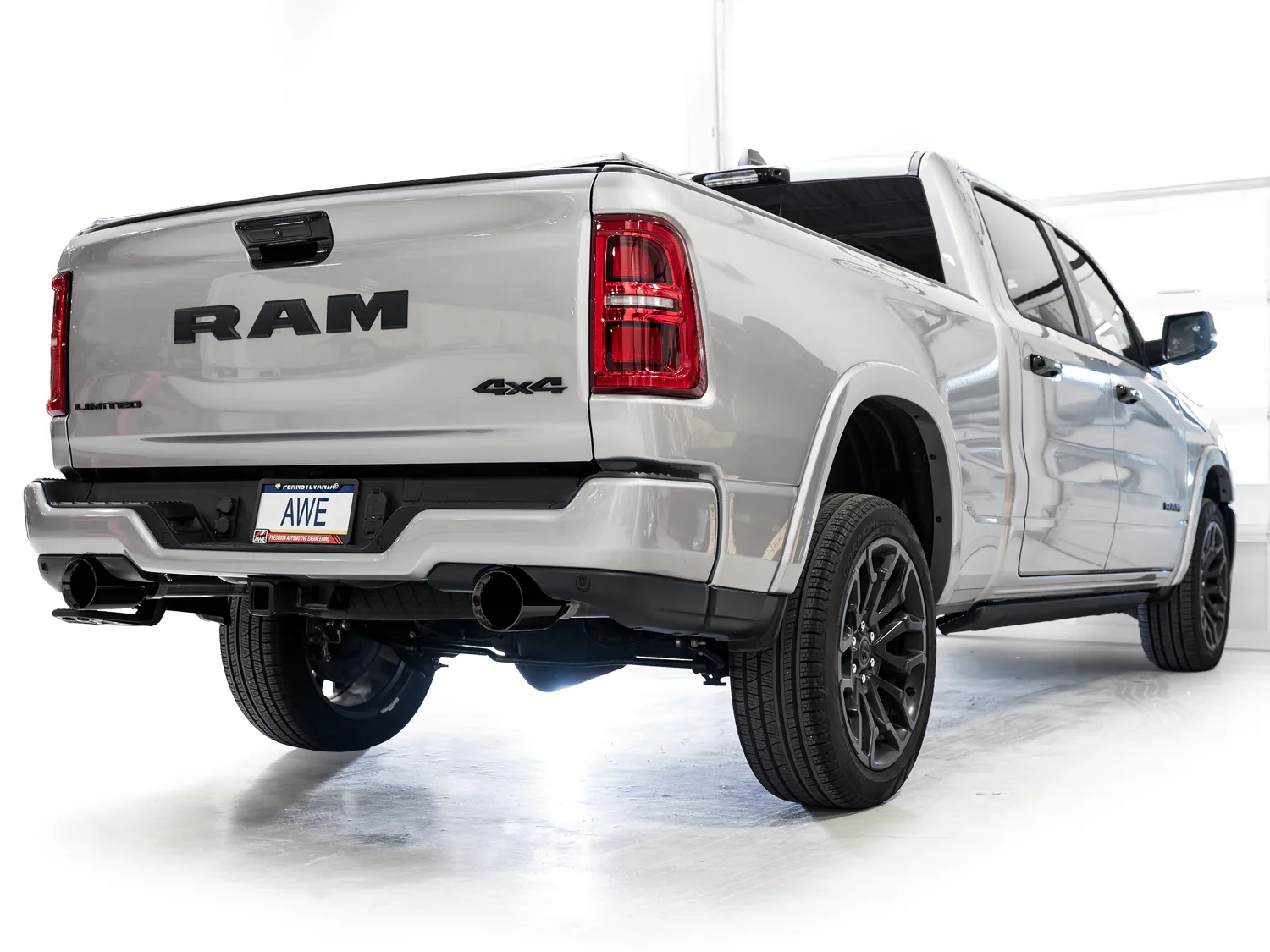 0FG True Dual Cat-Back (Diamond Black Tips) for RAM 1500 3.0TT 2025+ | #3015-33530 | AWE Tuning - Image 14