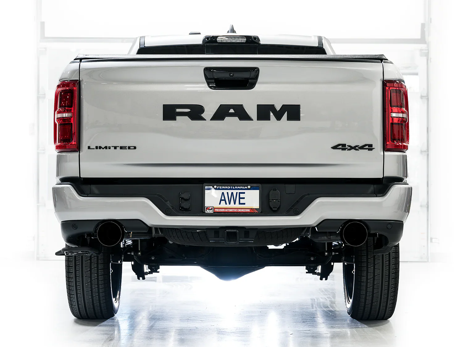0FG True Dual Cat-Back (Diamond Black Tips) for RAM 1500 3.0TT 2025+ | #3015-33530 | AWE Tuning - Image 16