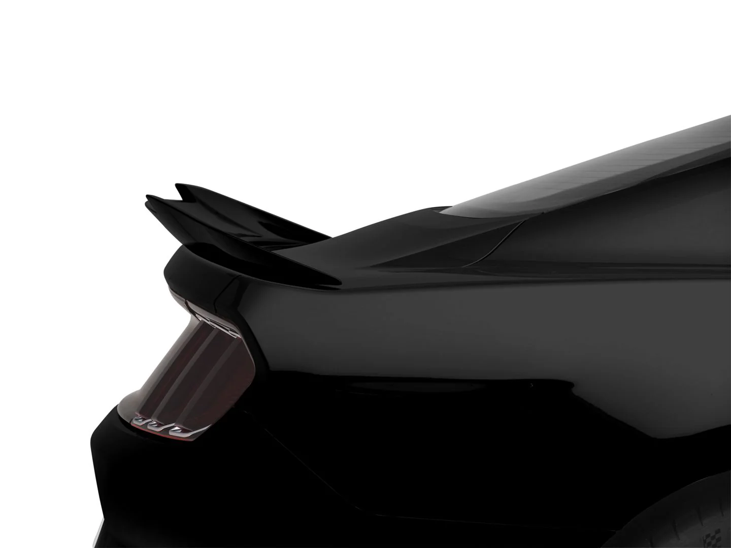 V-Series Rear Spoiler Gloss Black for Mustang 2015-23 | #389852 | MMD - Image 3