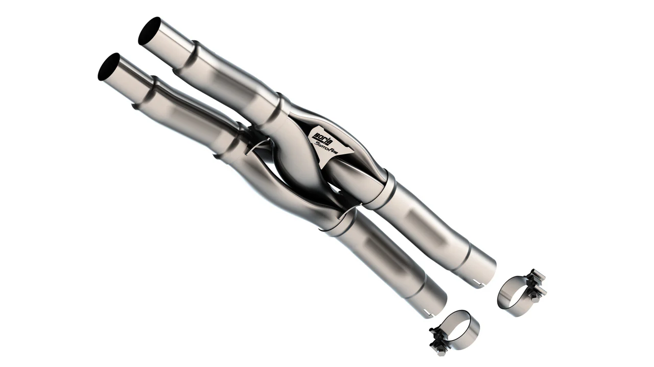 SwitchFire Exhaust Resonator Delete X-Pipe for Mustang GT & Dark Horse 5.0L 2024+ | #60750 | Borla