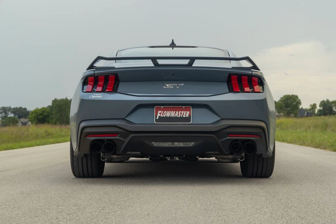 Outlaw Axle-Back Exhaust (Black Tips) for Mustang 5.0L GT 2024+ | #818159 | Flowmaster - Image 4