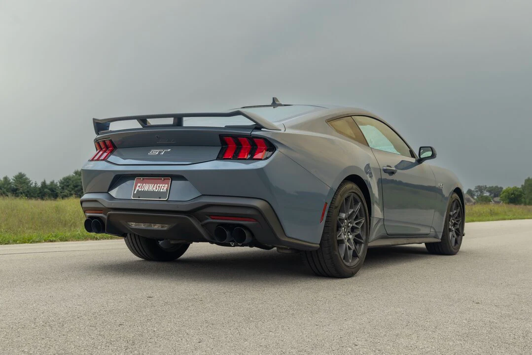 Outlaw Axle-Back Exhaust (Black Tips) for Mustang 5.0L GT 2024+ | #818159 | Flowmaster - Image 5