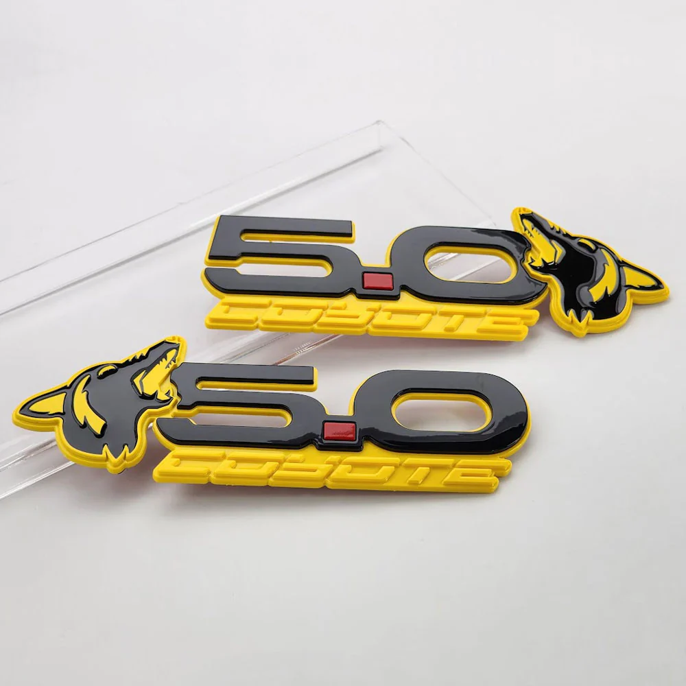 Howling Coyote S550 Style 5.0L Wing Emblems for Mustang 2015-23 & 2024+ | #85101-11 | AMP - Image 16