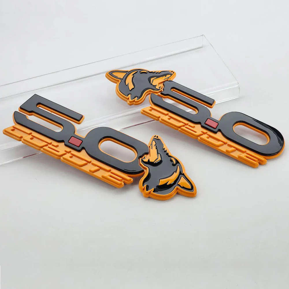 Howling Coyote S550 Style 5.0L Wing Emblems for Mustang 2015-23 & 2024+ | #85101-11 | AMP - Image 17