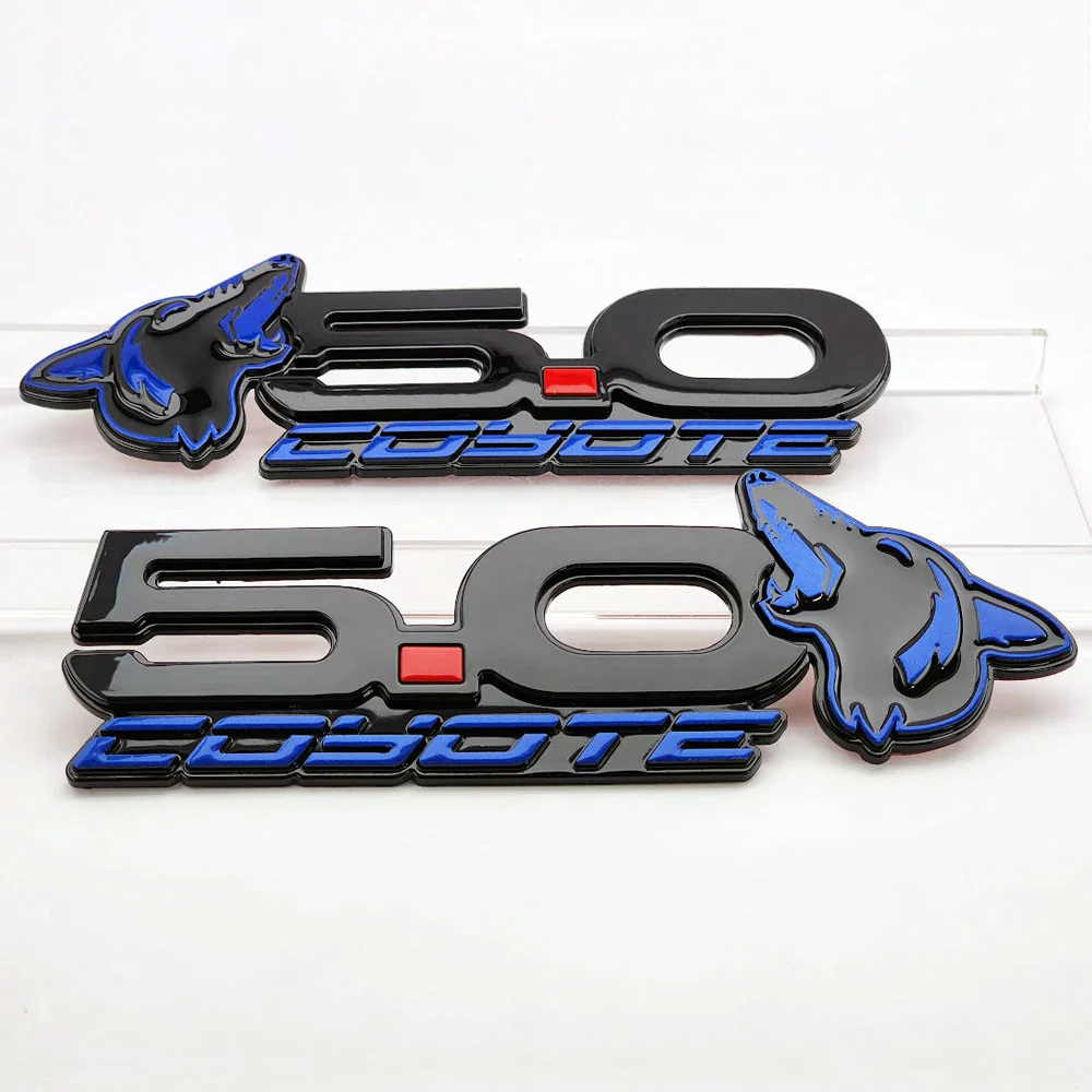 Howling Coyote S550 Style 5.0L Wing Emblems for Mustang 2015-23 & 2024+ | #85101-11 | AMP - Image 6