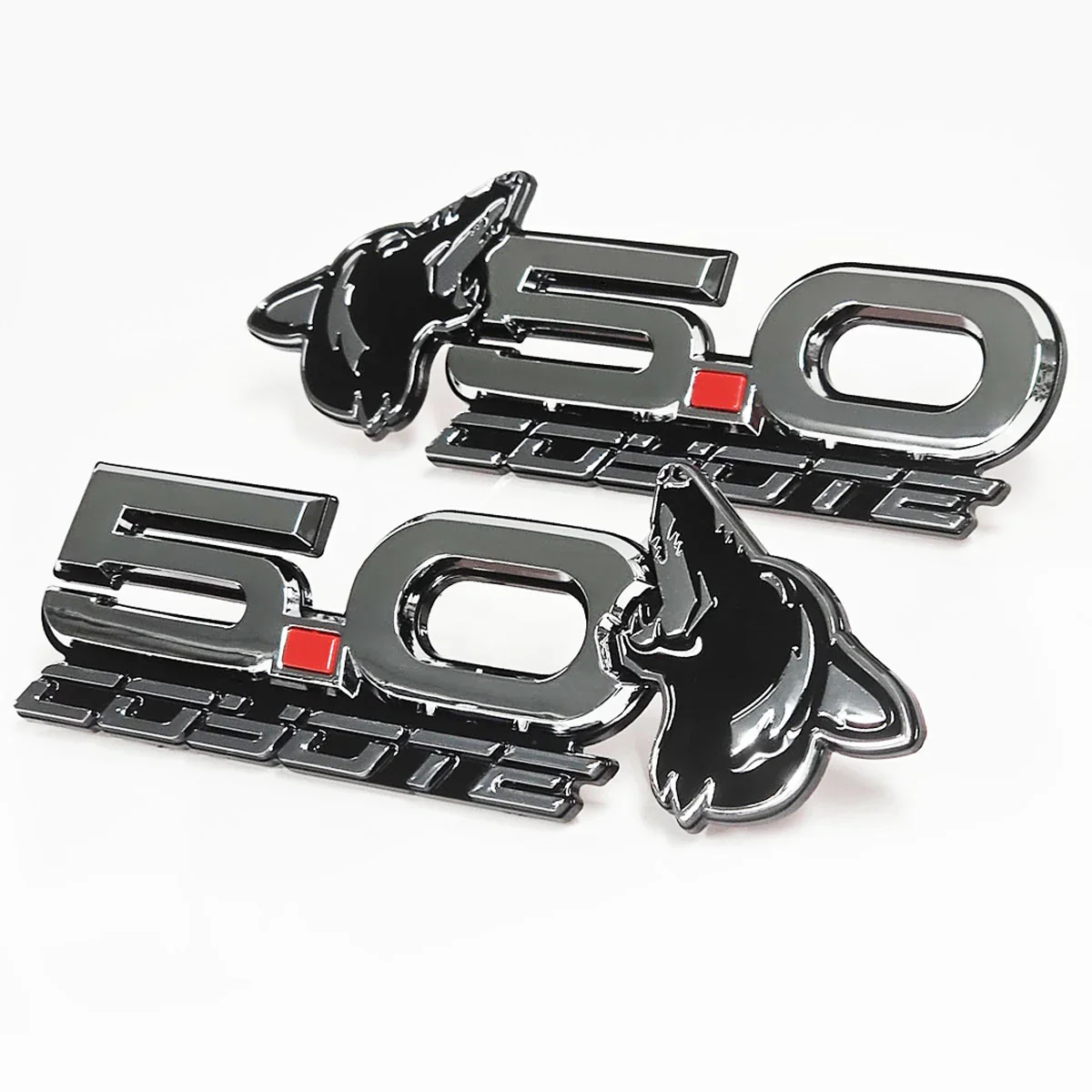 Howling Coyote S550 Style 5.0L Wing Emblems for Mustang 2015-23 & 2024+ | #85101-11 | AMP - Image 8