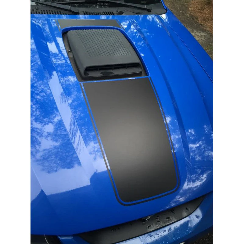 Mach 1 Hood Stripe Kit (Matte Black) for Mustang 2003-04 | #03F1_HSFR | Anchor Room - Image 3