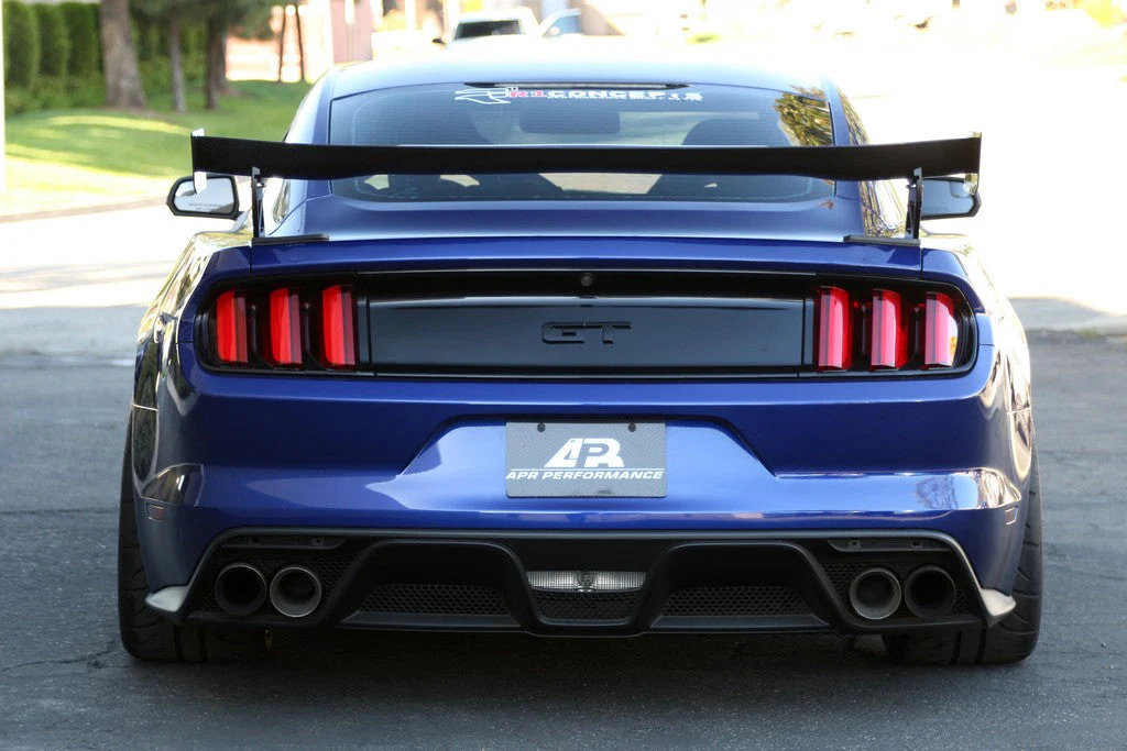 APR GTC-200 Adjustable Wing (Carbon Fibre) for Mustang 2015-17 w/o OEM Spoiler | #AS-106015  | APR Performance - Image 5