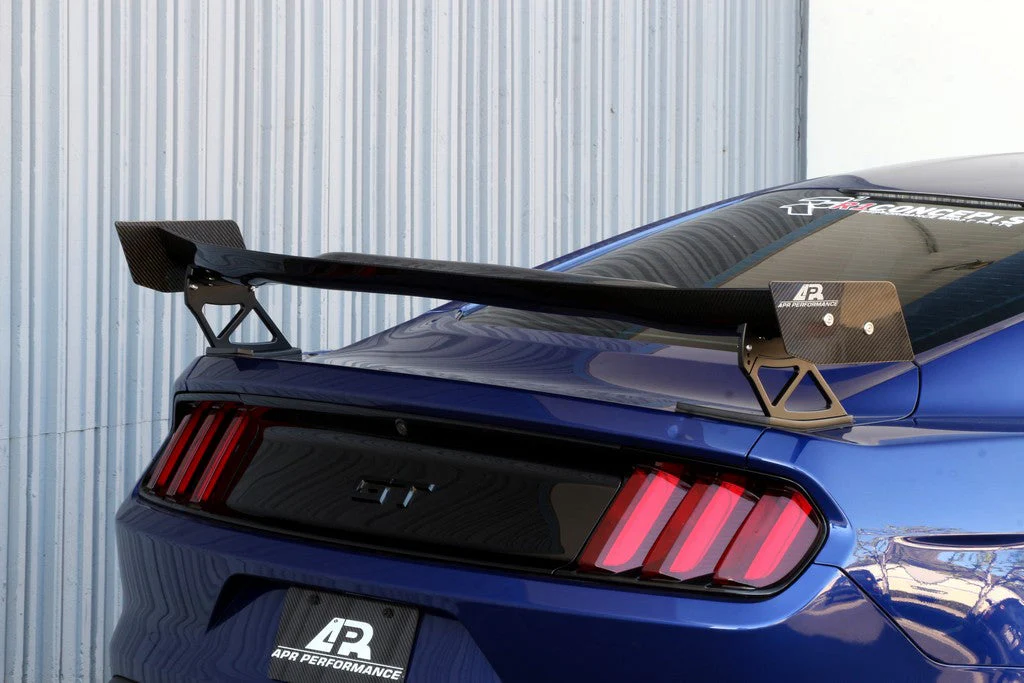 APR GTC-200 Adjustable Wing (Carbon Fibre) for Mustang 2018-23 w/ OEM Spoiler | #AS-106018 | APR Performance - Image 4