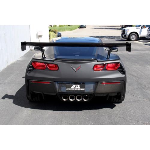 Adjustable Wing with Spoiler Delete 71" Corvette 2014-18 #AS-107079  | APR Performance - Image 5