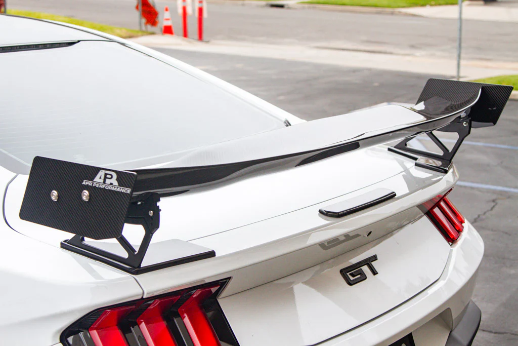 GTC200 Carbon Fibre Adjustable Wing Mustang GT 2024+ W/Out Factory Spoiler | #AS-106024 | APR Performance - Image 3