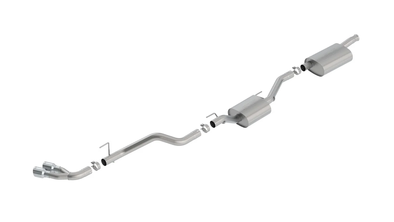Touring Cat-Back Exhaust for Jeep Gladiator 3.6L 2020+ | #140811 | Borla