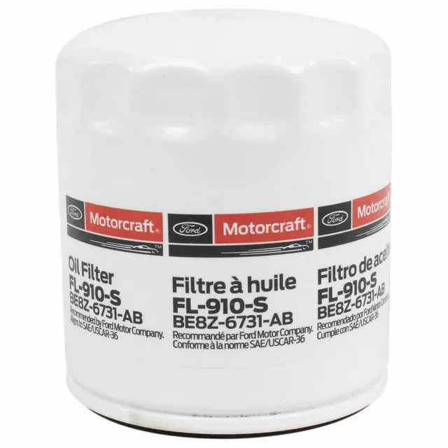 Motorcraft Oil Filter FL910S for Mustang EcoBoost 2.3L 2015-22 | #BE8Z-6731-AB | Ford