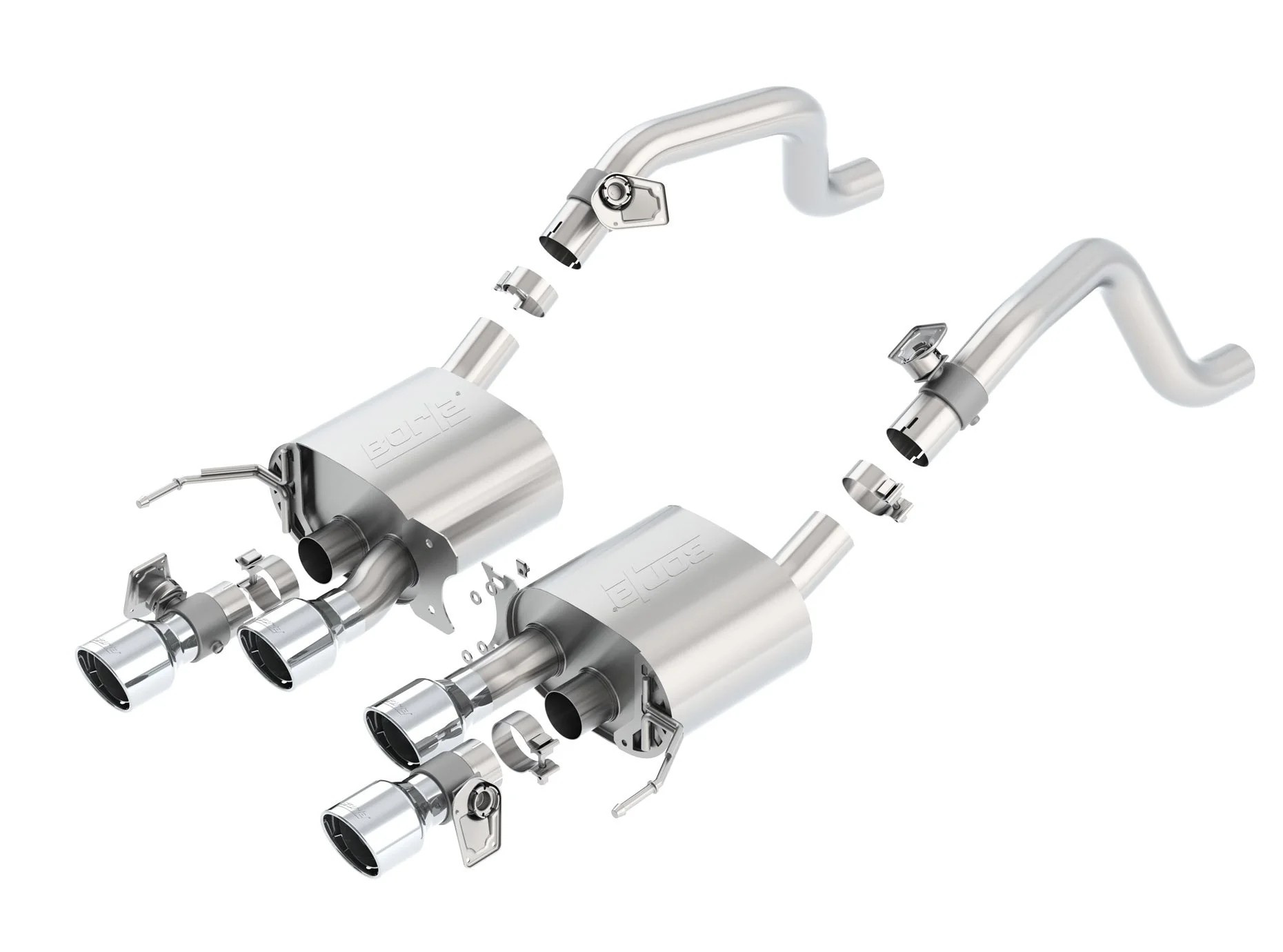 Axle-Back S-Type Exhaust CORVETTE C7 2014-17 #11855 | Borla