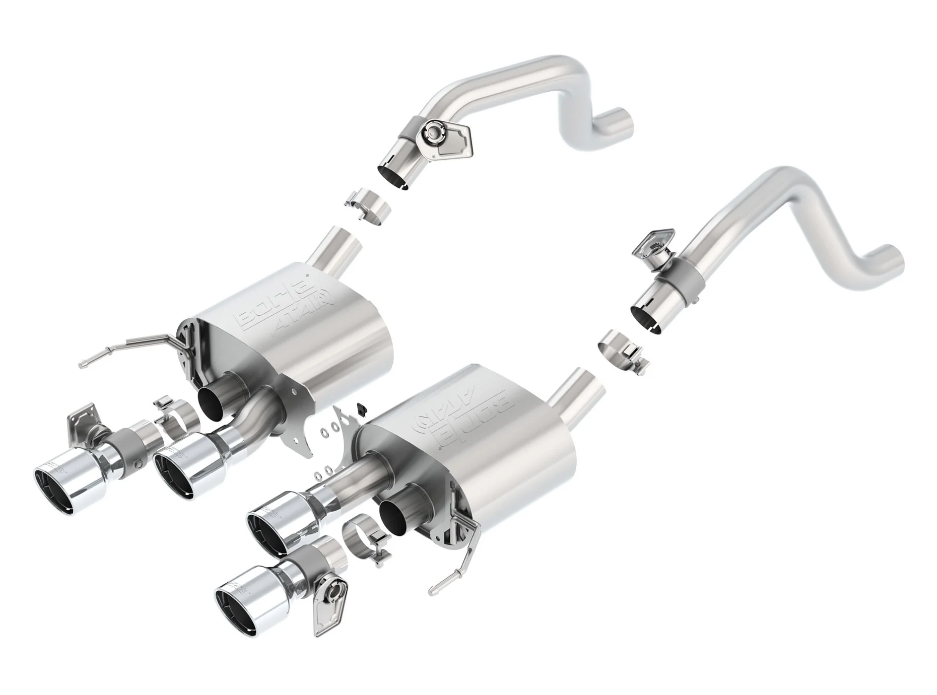 Axle-Back ATAK Exhaust CORVETTE C7 2014-17 #11856 | Borla