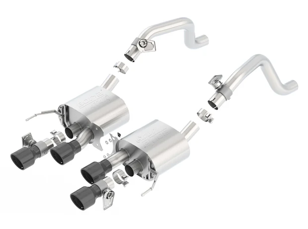 Axle-Back ATAK Exhaust CORVETTE C7 2014-17 #11856CB | Borla