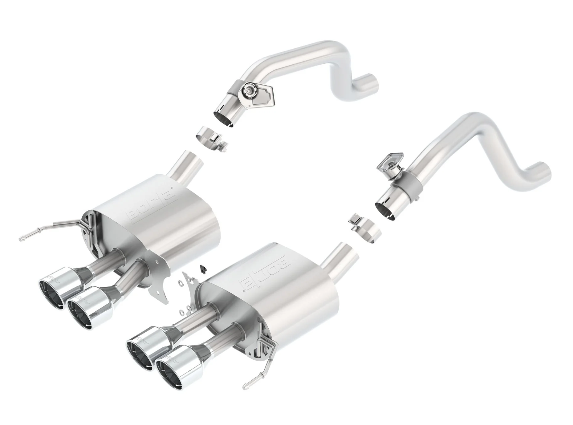 Axle-Back S-Type Exhaust CORVETTE C7 2014-17 #11862 | Borla