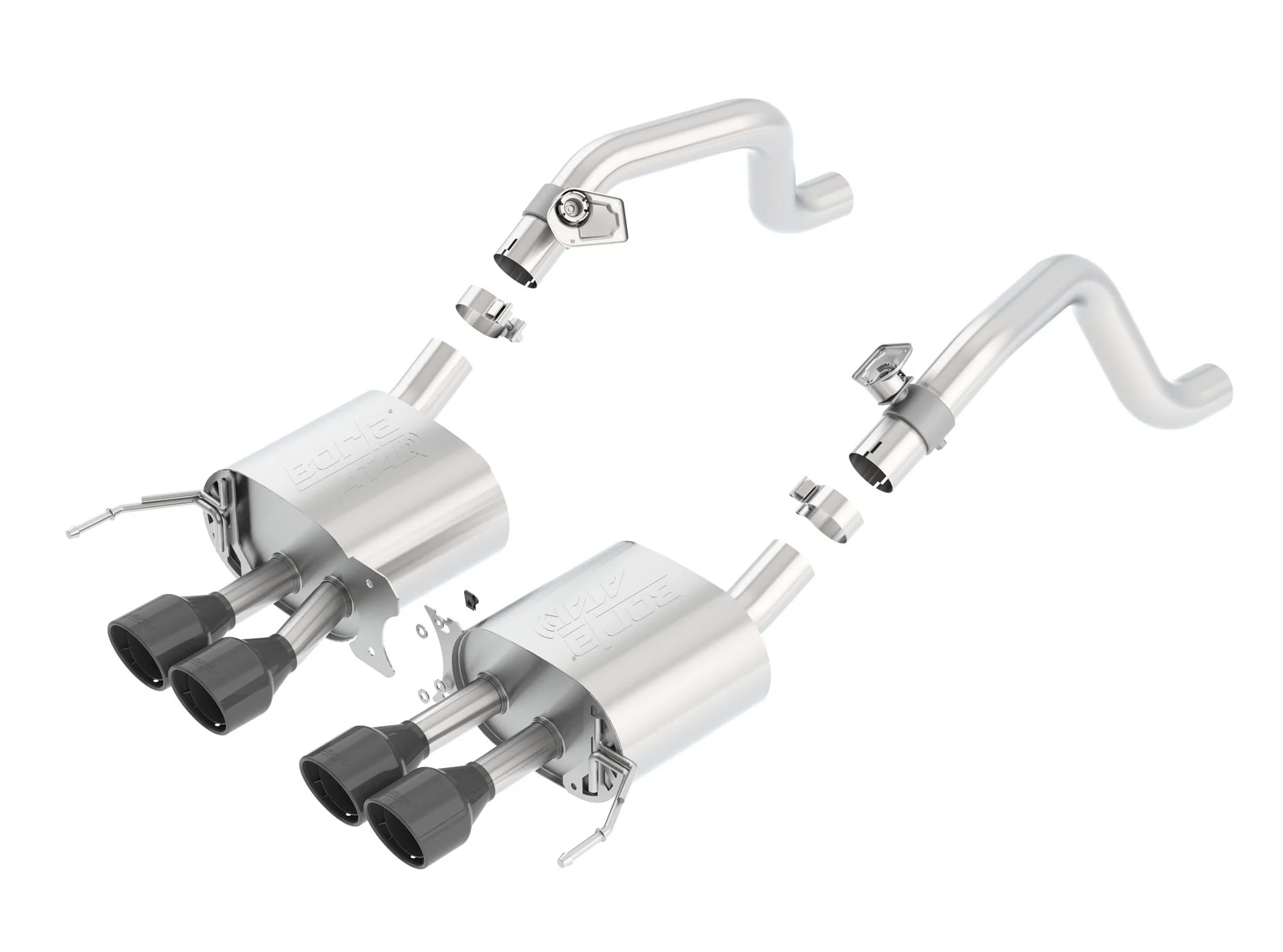 Axle-Back ATAK Exhaust CORVETTE C7 2014-17 #11863CB | Borla