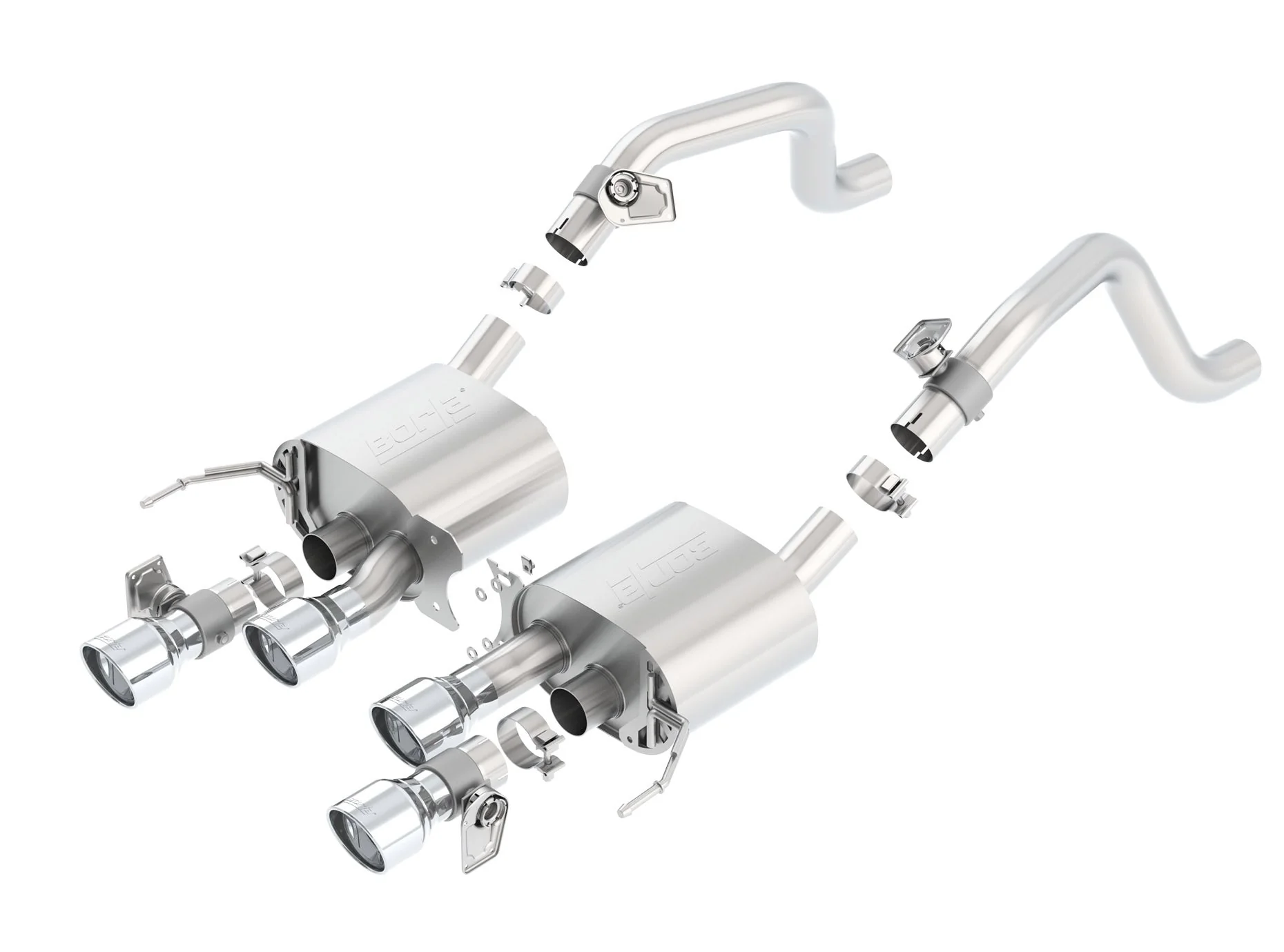 Axle-Back S-Type Exhaust CORVETTE C7 2014-17 #11874 | Borla