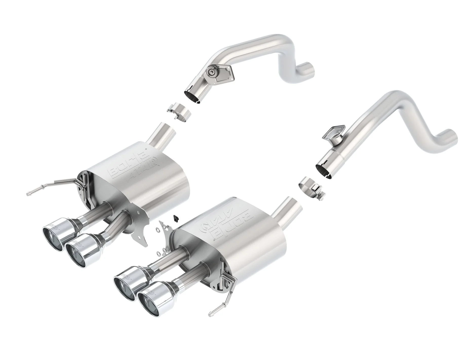Axle-Back ATAK Exhaust CORVETTE C7 2014-17 #11881 | Borla