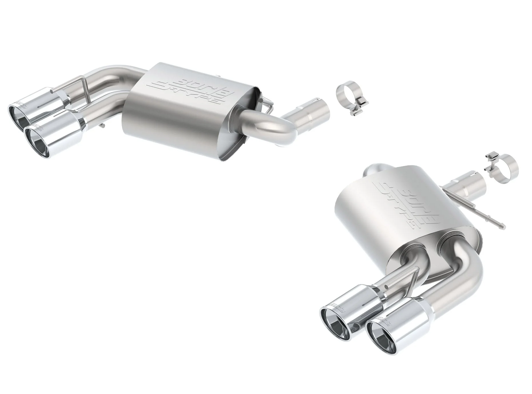 Axle-Back S-Type Exhaust CAMARO V8 2016-17 #11920 | Borla