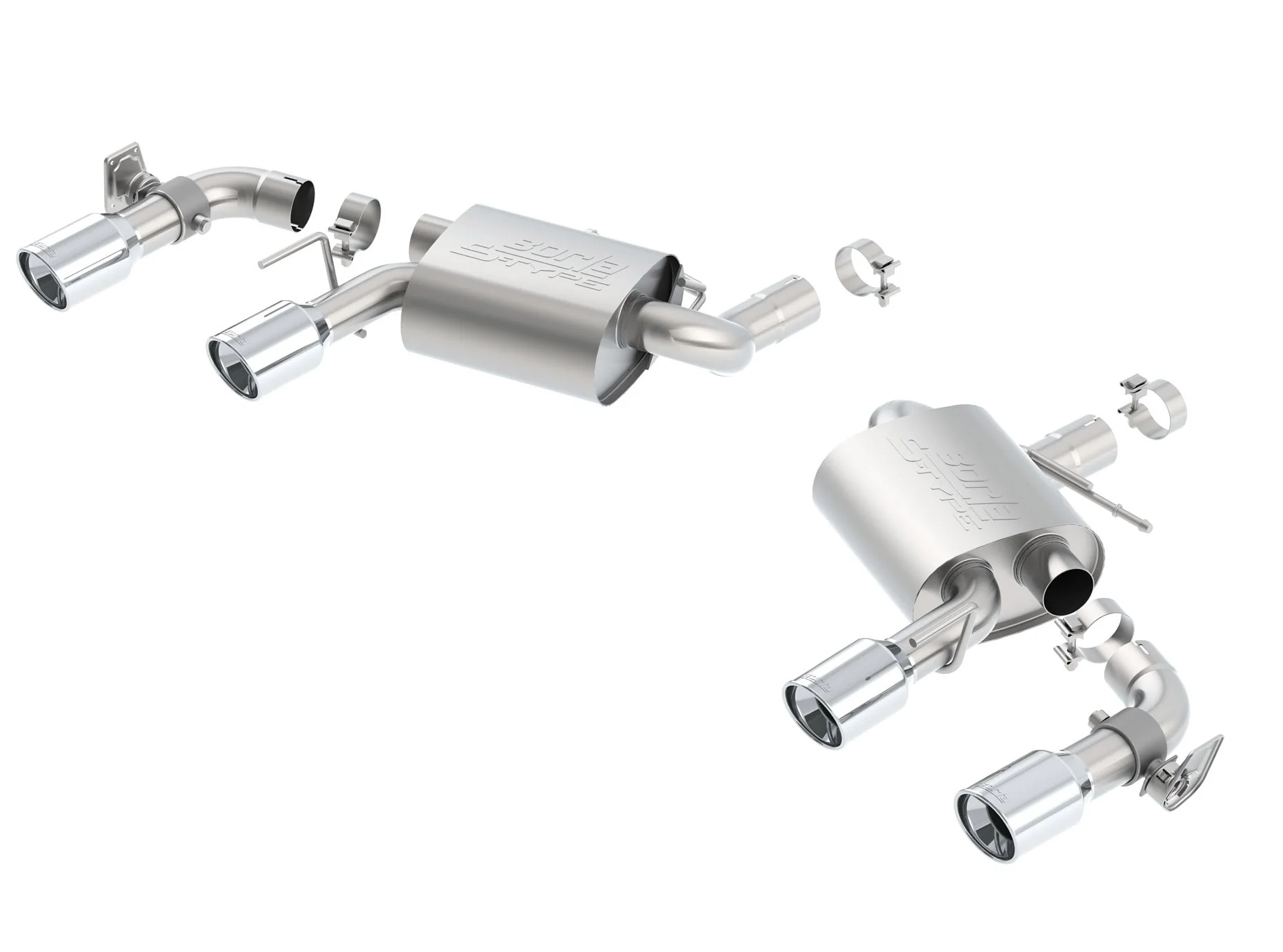 Axle-Back S-Type Exhaust CAMARO V8 2016-17 #11924 | Borla