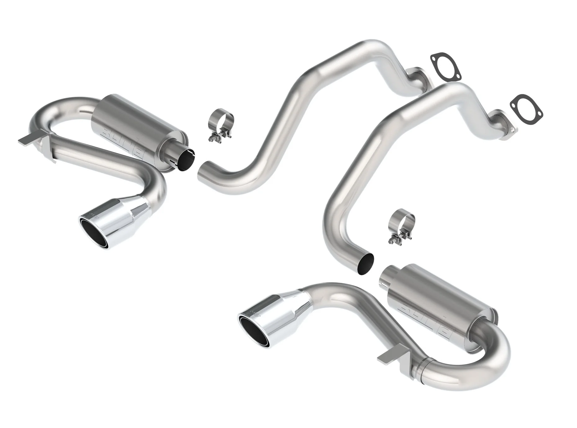 Cat-Back S-Type Exhaust CORVETTE C5/ZO6 1997-04 #140017 | Borla