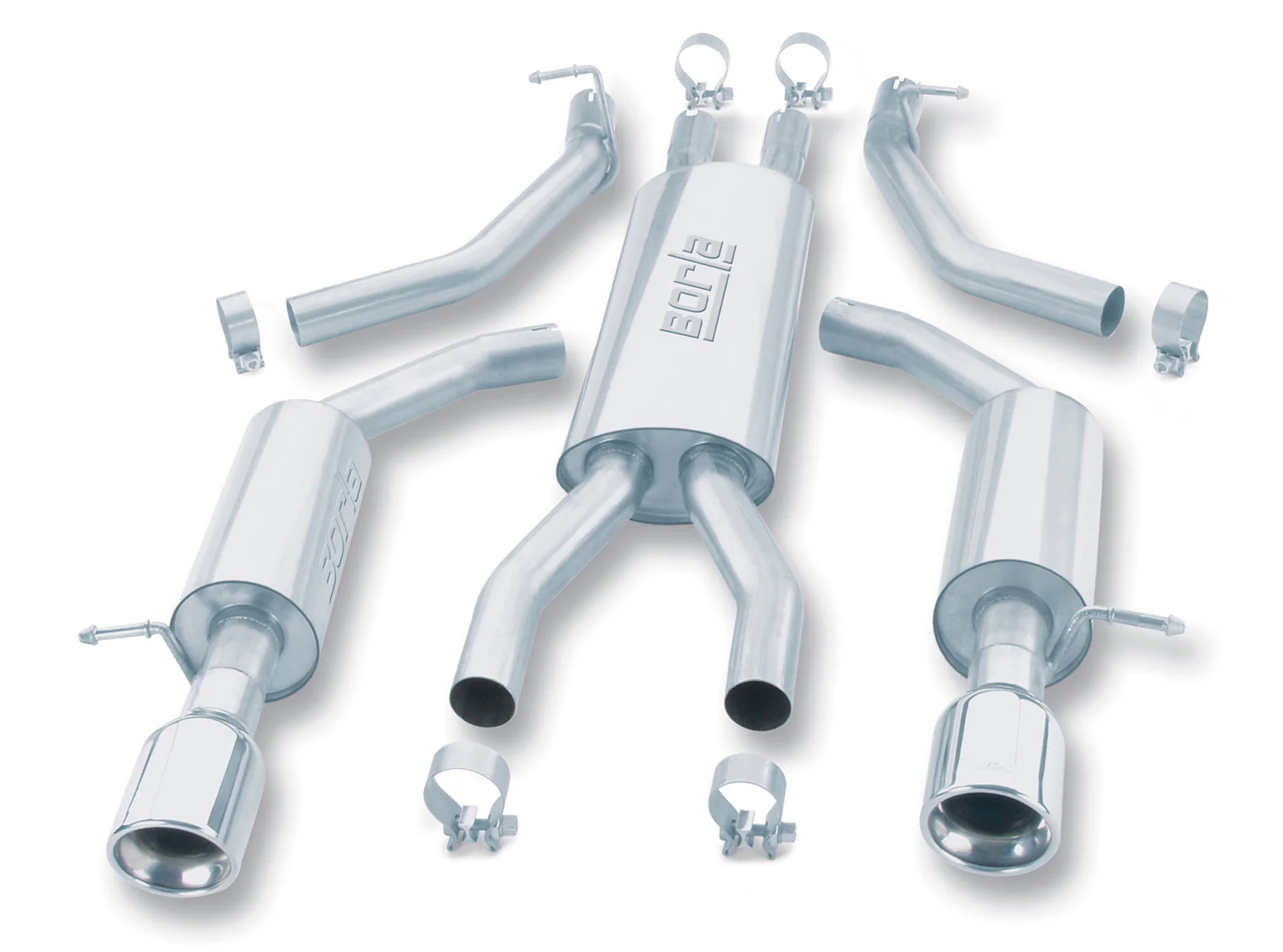 Cat-Back Touring Exhaust THUNDERBIRD 2003#140081 | Borla