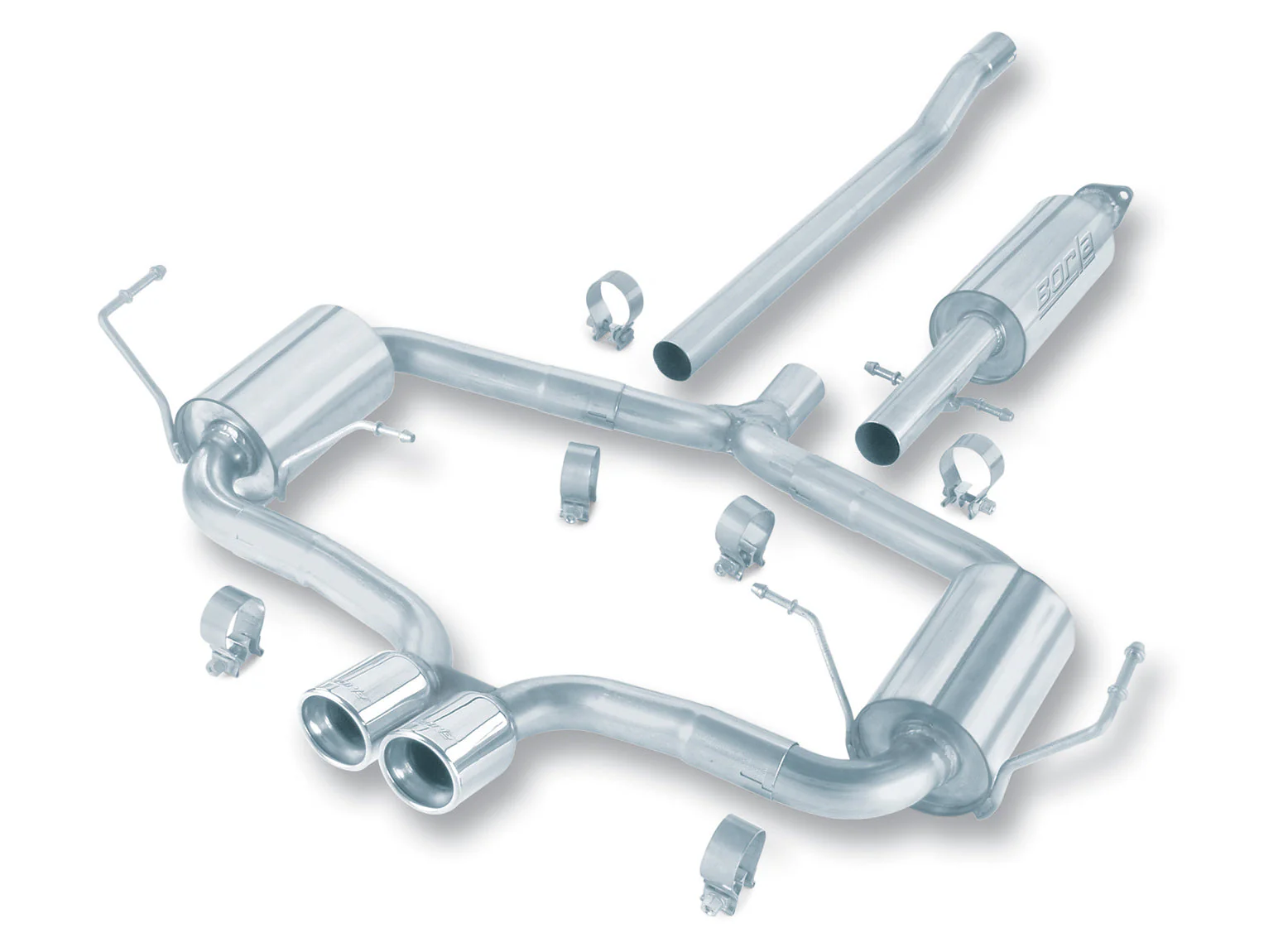 Cat-Back S-Type Exhaust MINI COOPER 2004-06 #140119 | Borla