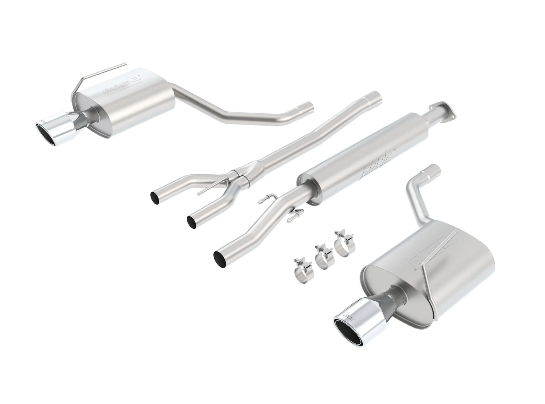 Cat-Back S-Type Exhaust MAXIMA 2009-14 #140386 | Borla