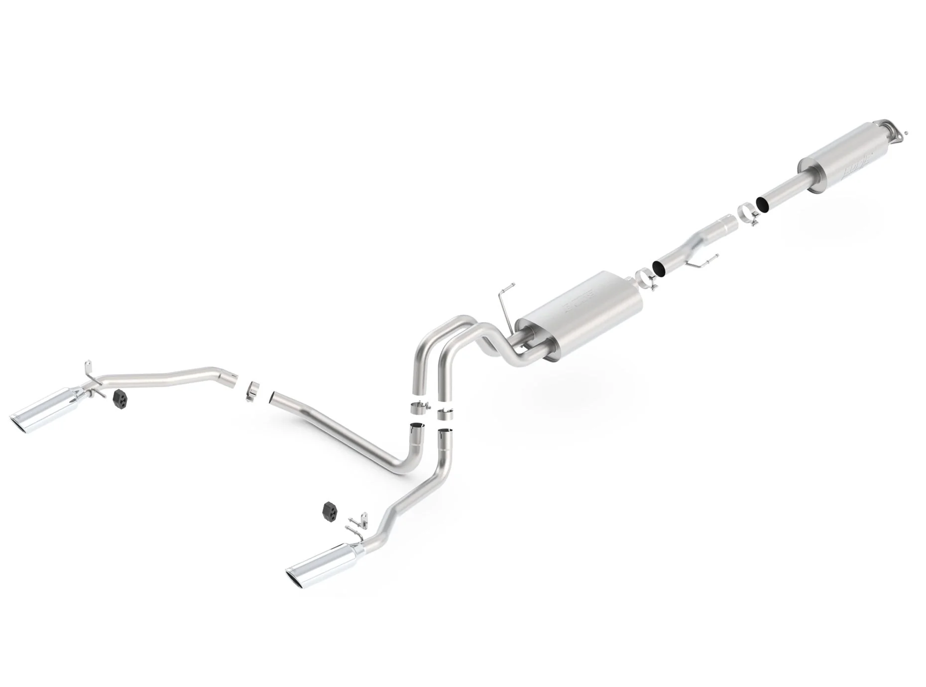 Cat-Back S-Type Exhaust F-150 Truck 2011-14#140416 | Borla