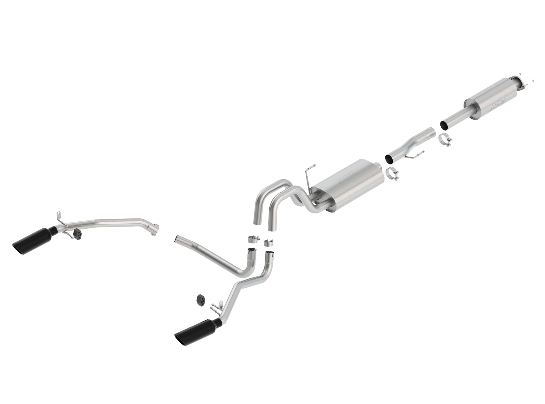Cat-Back S-Type Exhaust F-150 Truck 2011-14#140416BC | Borla