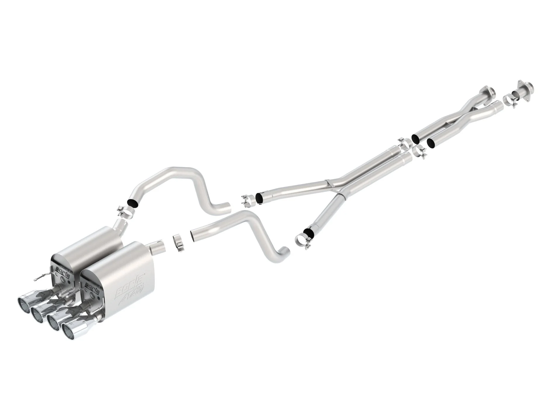 Cat-Back ATAK Exhaust CORVETTE C6 2005-08 #140453 | Borla