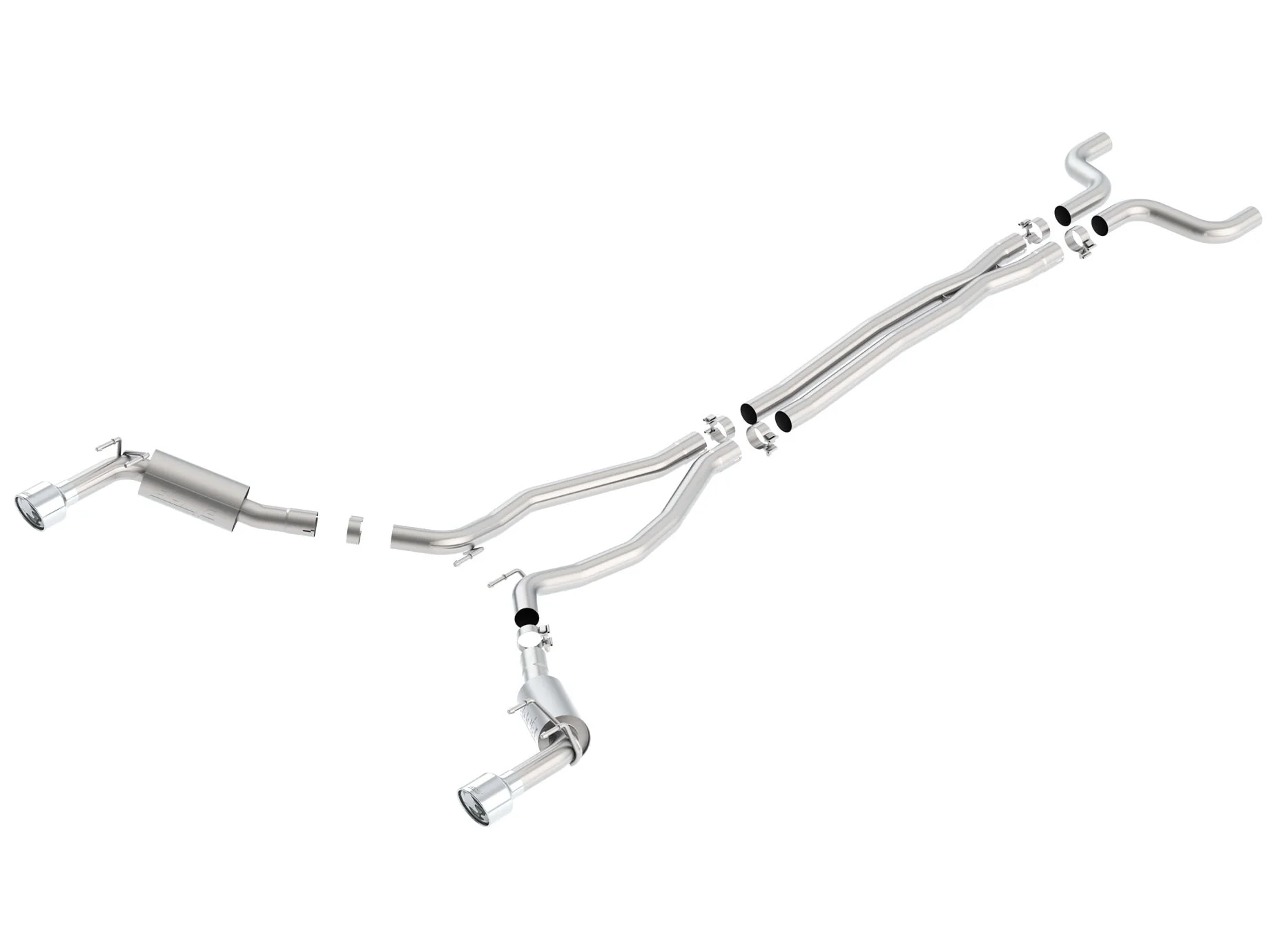 Cat-Back S-Type Exhaust CAMARO V8 2014-15 #140530 | Borla