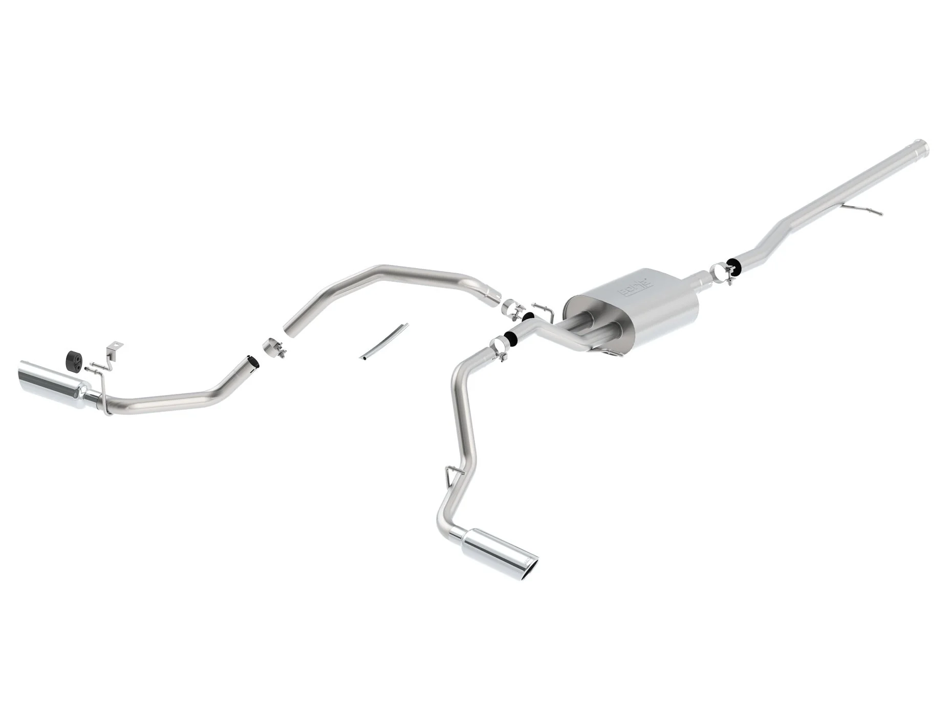 Cat-Back Touring Exhaust SILVERADO 1500 2014-17 #140544 | Borla