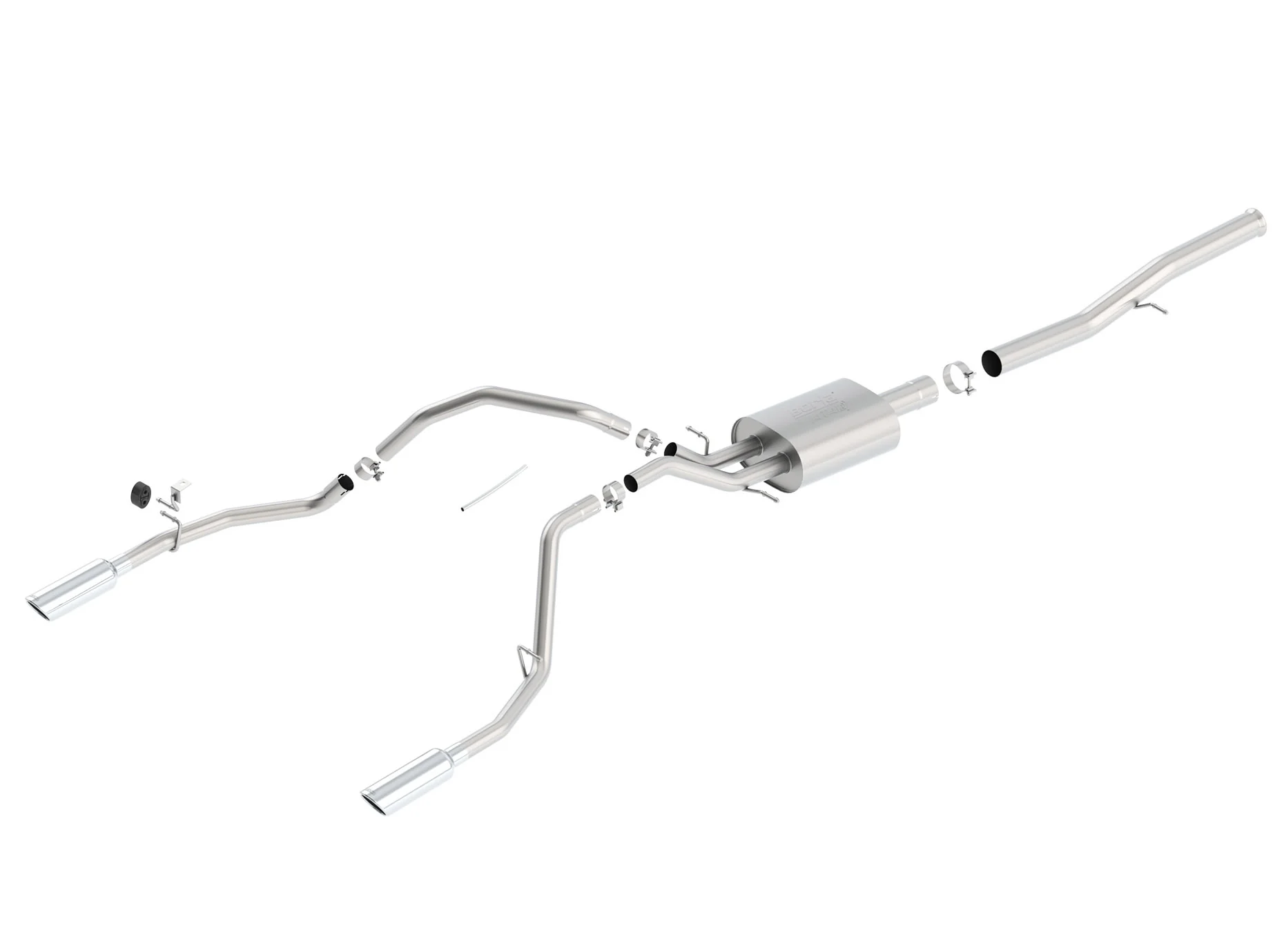 Cat-Back ATAK Exhaust SILVERADO 1500 2014-17 #140572 | Borla