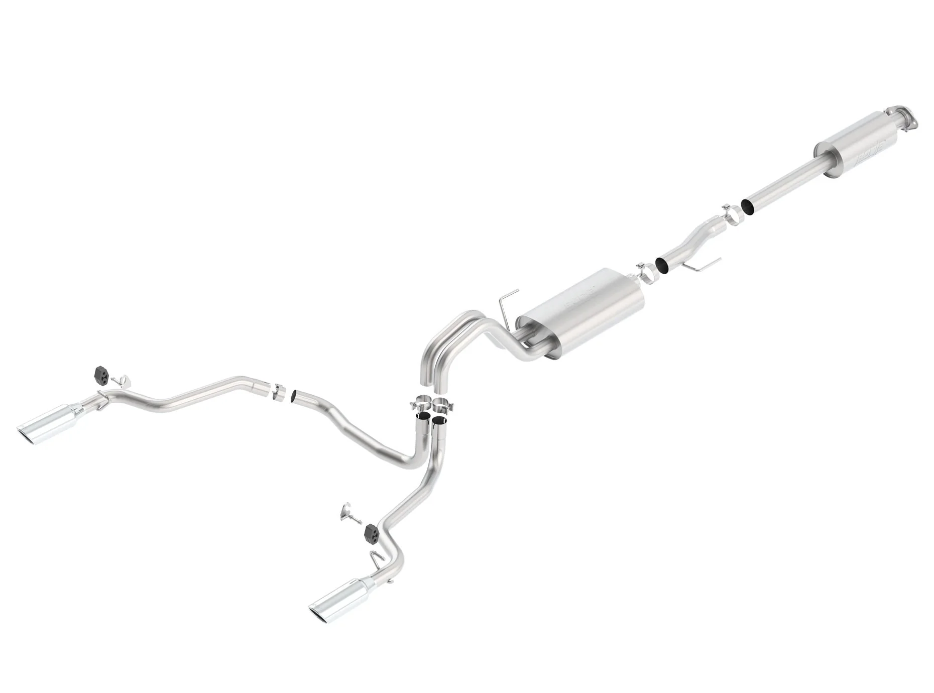 Cat-Back Touring Exhaust F-150 Truck 2015-18#140614 | Borla