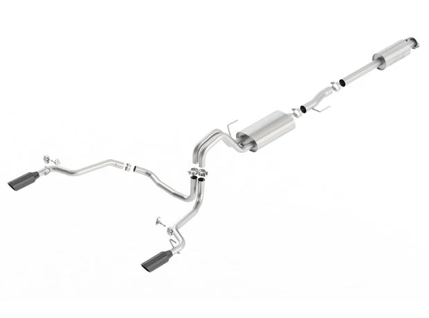 Cat-Back S-Type Exhaust F-150 Truck 2015-18#140615BC | Borla