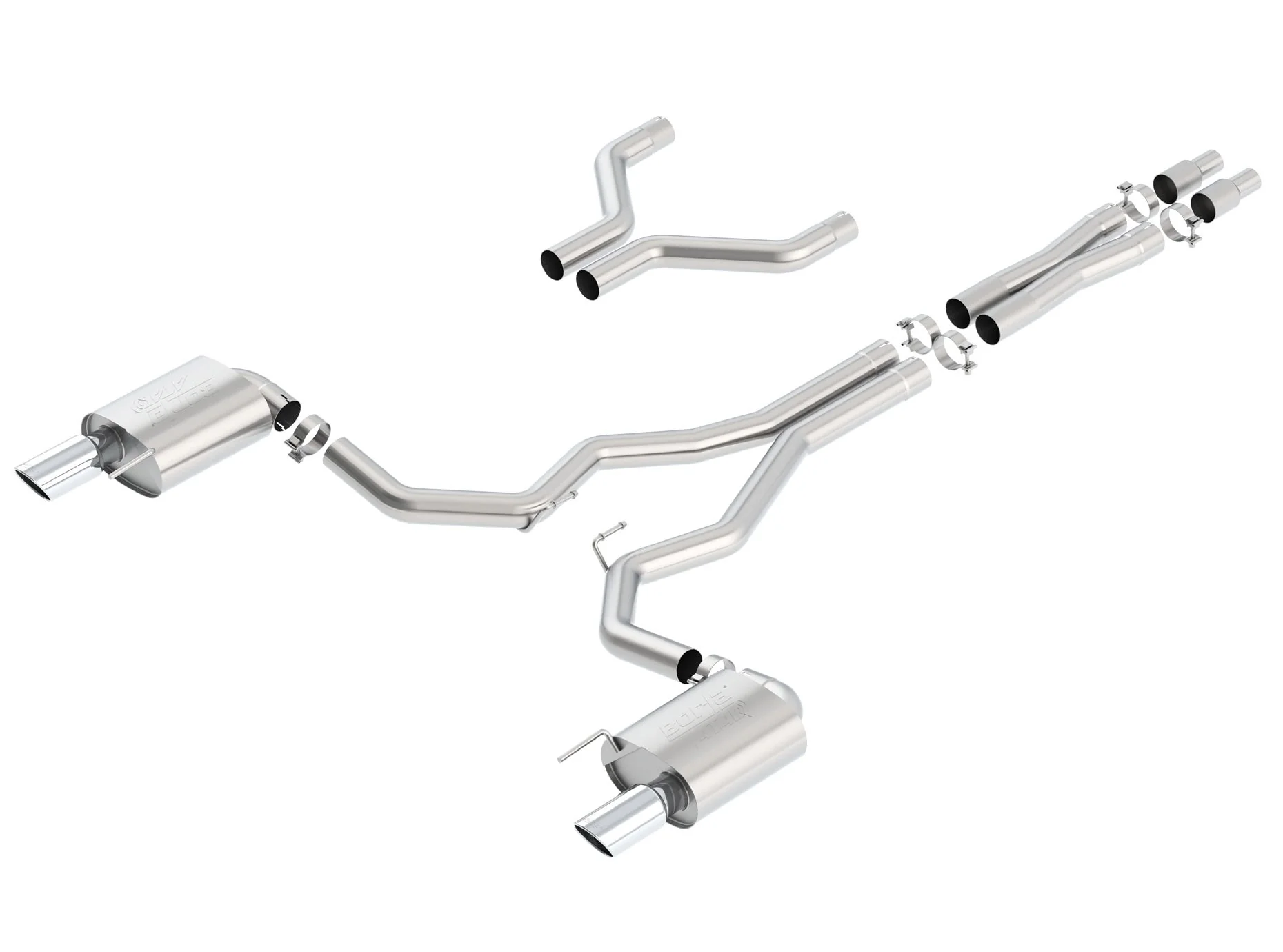 ATAK Cat-Back Exhaust for Mustang 5.0L GT 2015-17 | #140630 | Borla