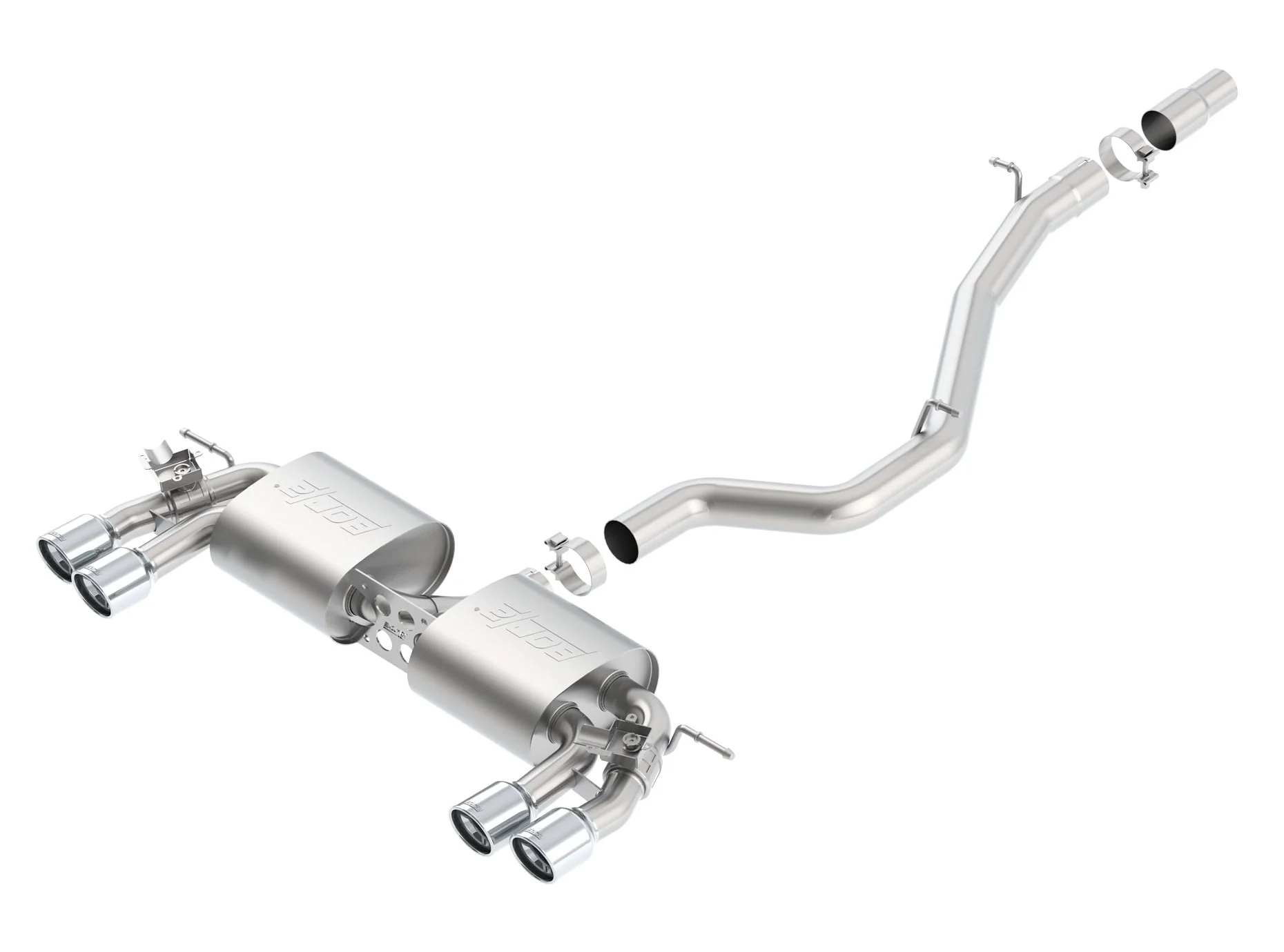 Cat-Back S-Type Exhaust GOLF R 2015-16 #140643 | Borla