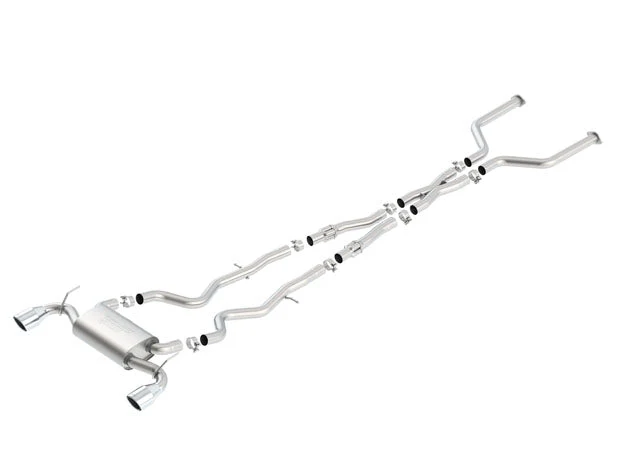 Cat-Back S-Type Exhaust Q60 2017 #140703 | Borla