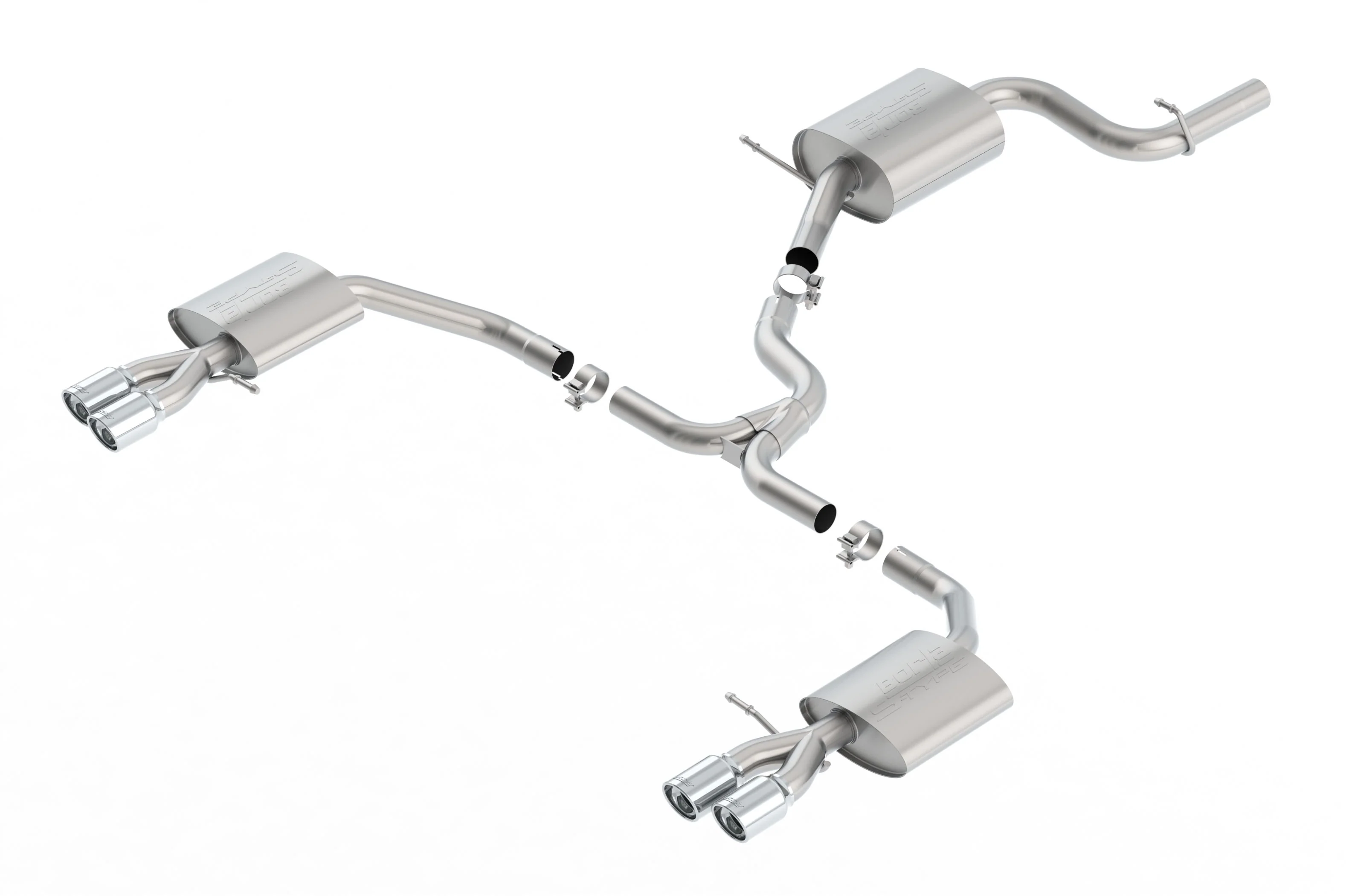 Cat-Back S-Type Exhaust PASSAT/CC 2016-17 #140705 | Borla