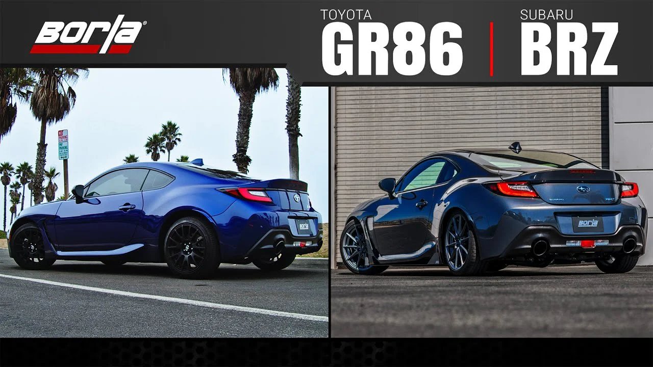 S-Type Cat-Back Exhaust (Black Tips) For Toyota GR86 2.4L 2022-24 #140909BC | Borla - Image 4