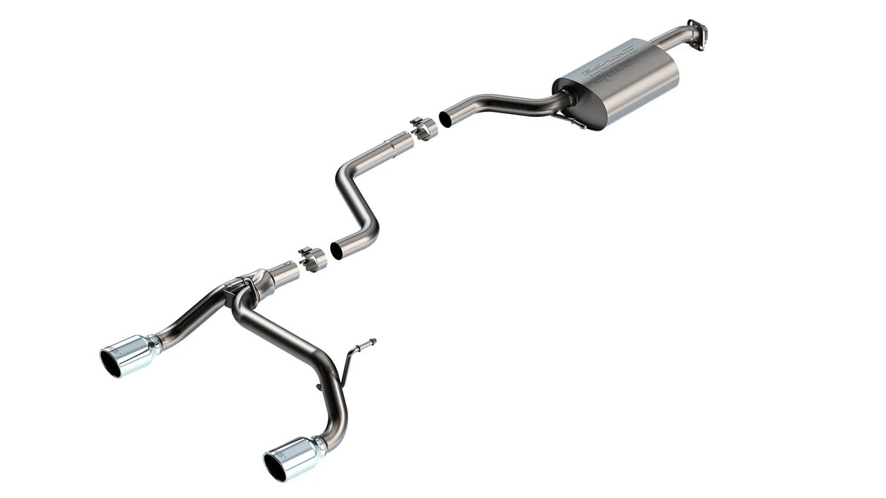 S-Type Cat-Back Exhaust (Chrome Tips) for Suzuki Jimny 1.5L 2018-23 | #140923 | Borla